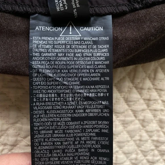 Zara NWT women’s joggers Size L shiny black polyurethane - Picture 8 of 12